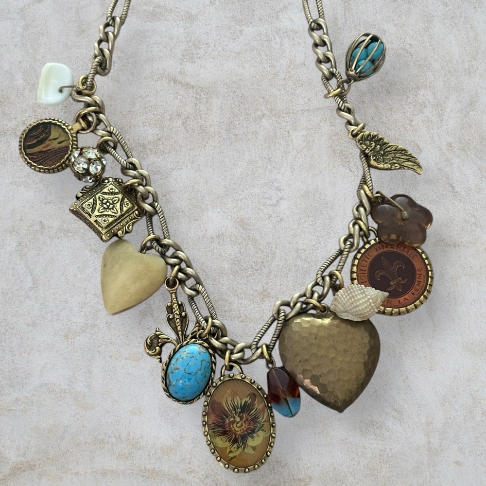 Maximal Art eclectic charm necklace